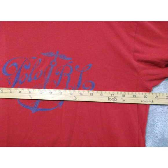 Polo Ralph Lauren Shirt Mens Small Crew Neck Short Sleeve Boat Sailing Anchor - Picture 4 of 7